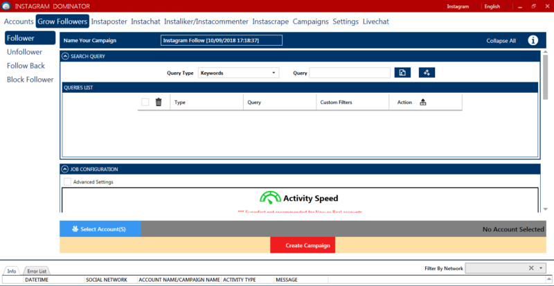 Social Media Automation Tool