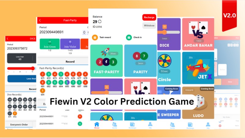 Fiewin V2.0 Color Prediction Game Source Code
